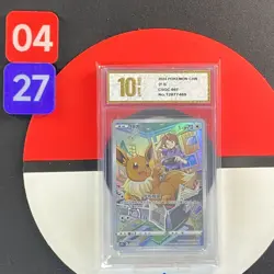 Pokemon TCG S-Chinese Sword & Shield Eevee CSGC 007 Grade10 - Image 1