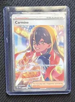 Pokemon Twilight Masquerade Carmine Special Illustration Rare 217/167 - Image 1