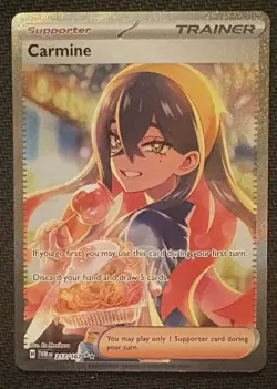 Pokemon Twilight Masquerade Carmine Special Illustration Rare 217/167 - Image 3