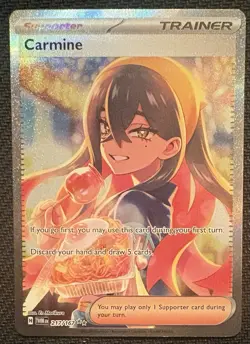 Pokemon Twilight Masquerade Carmine Special Illustration Rare 217/167 - Image 4