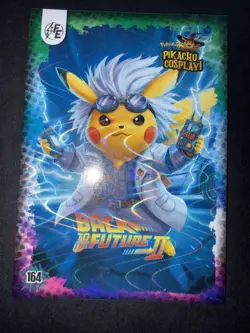 Back To The Future II Cosplay (Pikachu) #164 - Holo - Pokemon - Electric - Image 1