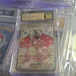 The Pokemon Company Charizard ex CGC 10 Black Star Promo 074 Holo Tin - Image 1