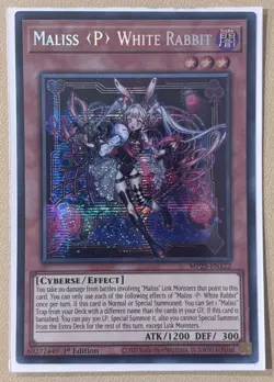 Maliss P White Rabbit MP25-EN122 Parallel Secret Rare 1st Ed - Image 1