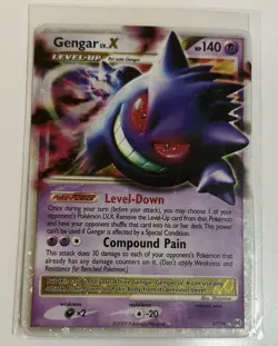 Pokemon TCG Gengar LV.X Platinum Arceus Holo Ultra Rare Card 97/99 2009 LP-/MP+ - Image 1