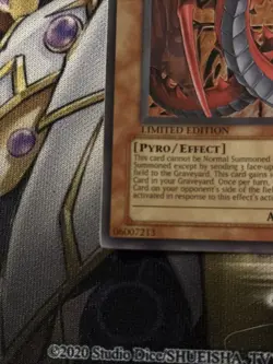 Uria, Lord of Searing Flames CT03-EN005 2006 Collectors Tin Limited Edition LP - Image 4