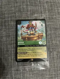 Stitch Azurite Sea Promo Card #8/P2 Disney Lorcana Floodborn Hero Alien Pirate - Image 1