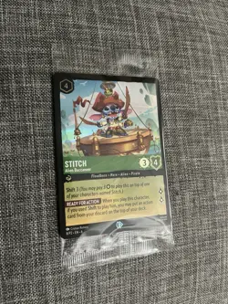 Stitch Azurite Sea Promo Card #8/P2 Disney Lorcana Floodborn Hero Alien Pirate - Image 2