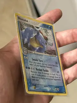 Pokemon TCG POP Series 3 Promo Blastoise 1/17 Holo Rare Card Damaged - Image 5