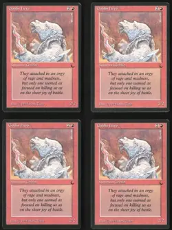 4x ~Goblin Hero~ The Dark MTG Magic The Gathering Card Unplayed - Image 1