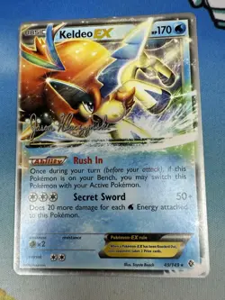 Keldio EX 49/149 Boundaries Crossed World Championship Deck Signed Pokemon Card - Image 1