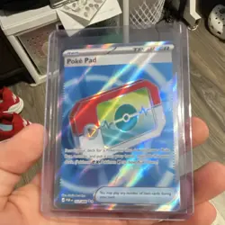 Pokemon TCG Poke Pad Trainer-Item Holo Card 117/088 English Standard Size - Image 1