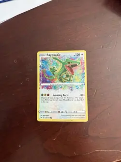 Pokemon TCG Rayquaza Vivid Voltage Holo Card 138/185 - Image 1
