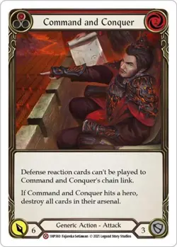Flesh and Blood FAB Command and Conquer NM 1st EditionNormal - Image 1