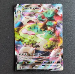 Pokemon Snorlax VMAX Ultra Rare Gigantamax Holo 142/202 Sword & Shield Card - Image 1