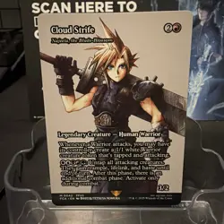 Cloud Strife 0042 M FCA Final Fantasy MTG - Image 1