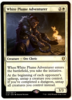 MTG White Plume Adventurer Commander Legends: Battle for Baldur's Gate 049 NM - Image 1
