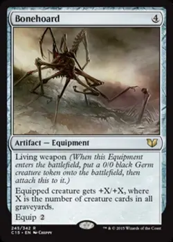 Slightly Played, English - 4 x MTG Bonehoard Commander 2015 - Image 1