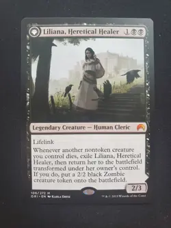 Liliana, Heretical Healer / Liliana, Defiant Necromancer Magic Origins *NM* MTG - Image 1
