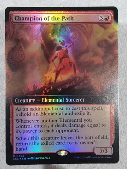 BRAND NEW MtG: Champion of the Path (Extended Art) Lorwyn Eclipsed Foil - Image 1