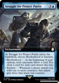 Struggle for Project Purity (Extended Art) [PIP - 380] - NM [Foil] TCG MTG - Image 1