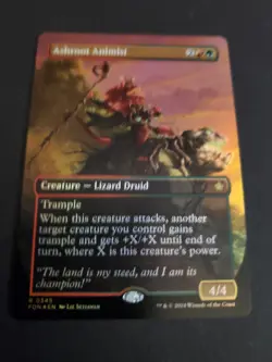 Ashroot Animist X1 BORDERLESS FOIL-NM/M- Foundations MTG - Image 1
