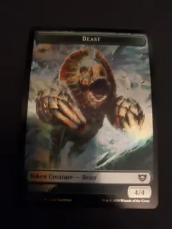 MTG Edge Of Eternities Beast 006 Thopter 016 Token Foil x1 NM - Image 1