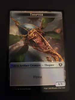 MTG Edge Of Eternities Beast 006 Thopter 016 Token Foil x1 NM - Image 2