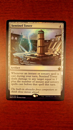 FOIL Sentinel Tower - NM Near Mint, Battlebond, English, MTG Magic EDH - Image 1