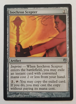 Isochron Scepter, Duel Decks, Izzet vs. Golgari, MTG Magic the Gathering, NM - Image 1