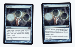 MAGIC MTG M12 - 2x PONDER - PONDERARE - ENG - NO MOX LOTUS DUAL LAND - Image 1