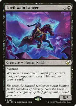 Locthwain Lancer - MOC - Rare - MTG Magic Pack fresh - Image 1