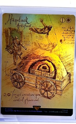 2024 MTG Magic the Gathering SLD Secret Lair Drop Poster Foil #802 Haystack - Image 1