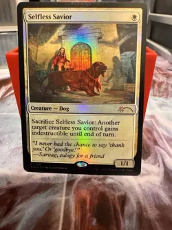 Selfless Savior Secret Lair Drop Foil - Image 1