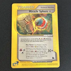 2003 Miracle Sphere Skyridge Non-Holo #129/144 Pokemon Card *LP/MP* - Image 1