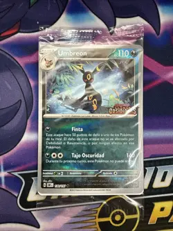 Umbreon 130/197 Obsidian Flames SPANISH Stamped Promo Sealed Pokemon Card - Image 1