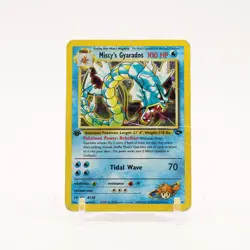 Misty's Gyarados - 13/132 Gym Challenge 1st Edition Holo Rare Pokemon - DMG - Image 1