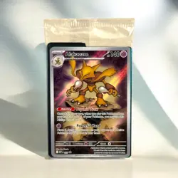 Sealed Alakazam FA 009 Pokemon TCG Black Star Promo Mega Evolution Full Art NM - Image 1