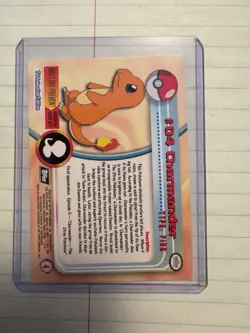 Pokemon Card - Charmander #04 - Topps Chrome - Image 2