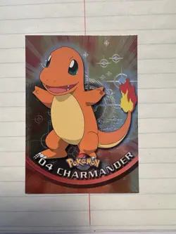 Pokemon Card - Charmander #04 - Topps Chrome - Image 3