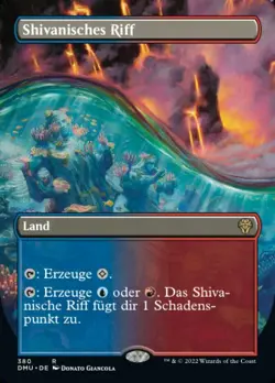 Shivanisches Riff / Shivan Reef - DOMINARIA UNITED - deutsch (nm +) borderless - Image 1