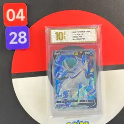 Pokemon PTCG S-Chinese Card Sword & Shield CS3bC-130 Ice Rider Calyrex V Grade10 - Image 1