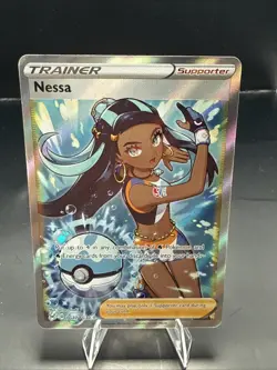 Pokemon Nessa TG27/TG30 Lost Origin Trainer Gallery Ultra Rare Holo - Image 2
