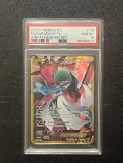 Pokemon Gardevoir EX 116/114 XY Steam Siege Secret Rare PSA 10 GEM MINT! - Image 1