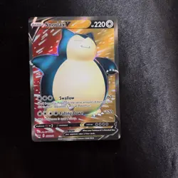 Pokemon Snorlax V 197/202 Swsh01 Sword & Shield Ultra Rare Full Art Holo HP220 - Image 1