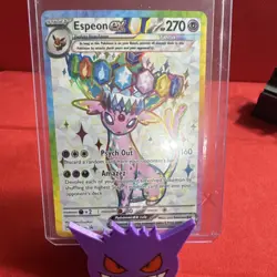 Pokemon Espeon EX SVP EN 175 Scarlet & Violet Promo Full Art Holo 2025 ~Promo~ - Image 1