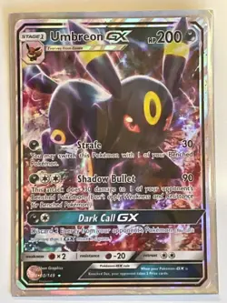 Umbreon GX 80/149 Holo Ultra Rare Pokemon Sun & Moon (with sleeve) - Image 3