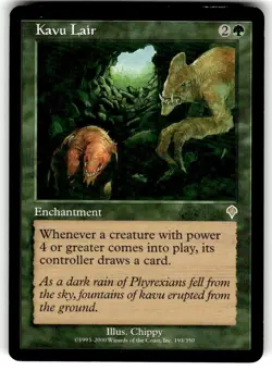2000 MTG Invasion Kavu Lair #193 LP - Image 1