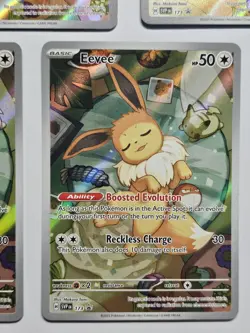 Eevee SVP 173 - Prismatic Evolutions ETB Promo -Pokemon TCG (LOT of 5) - Image 3