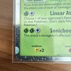 Pokemon TCG Yanmega Prime HS-Triumphant 98/102 Holo Holo Rare Prime Rare NM - Image 5