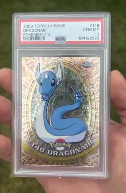 Dragonair Pokemon 2000 Topps Chrome PSA 10 #148 - Image 1